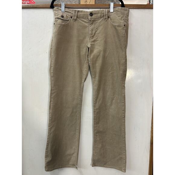 OLD NAVY Women’s Pants Size 10 ( 33x30.5)‎ Regular Mid-Rise Stretch Corduroy Tan - Picture 1 of 15